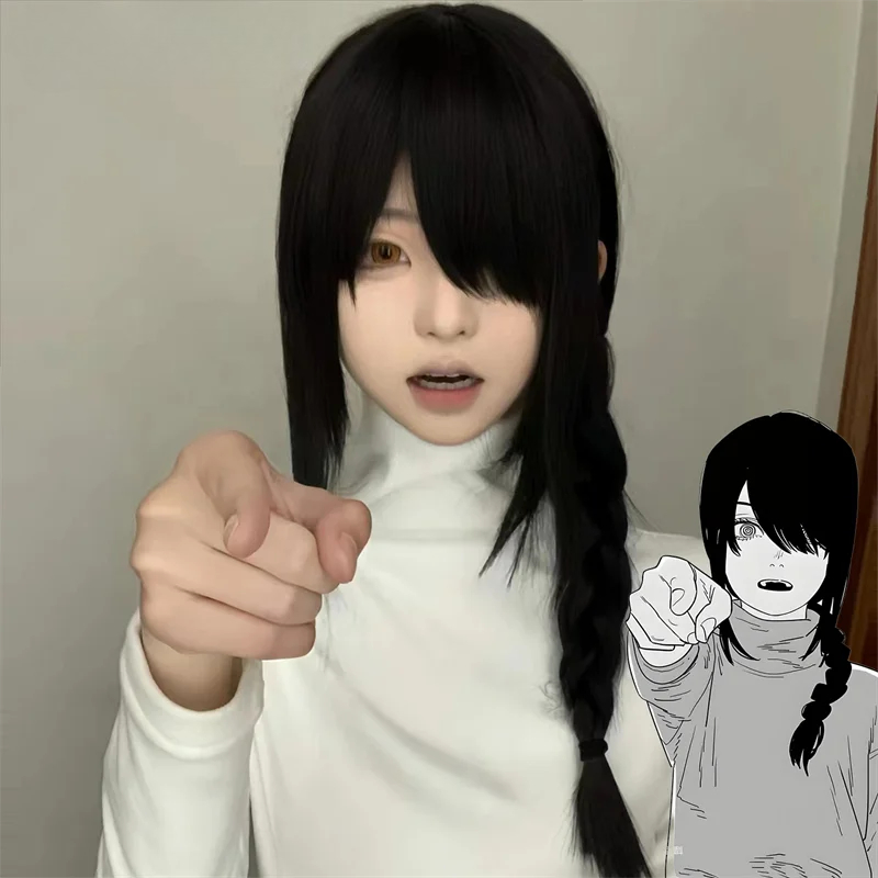 Tech Accessories For Men - Anime Chainsaw Man Nayuta Parrucca Cosplay