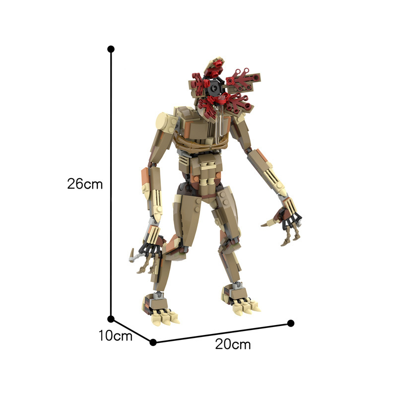 Tech House Accessories - MOC Demogorgone Mostro da Assemblare Decorazione