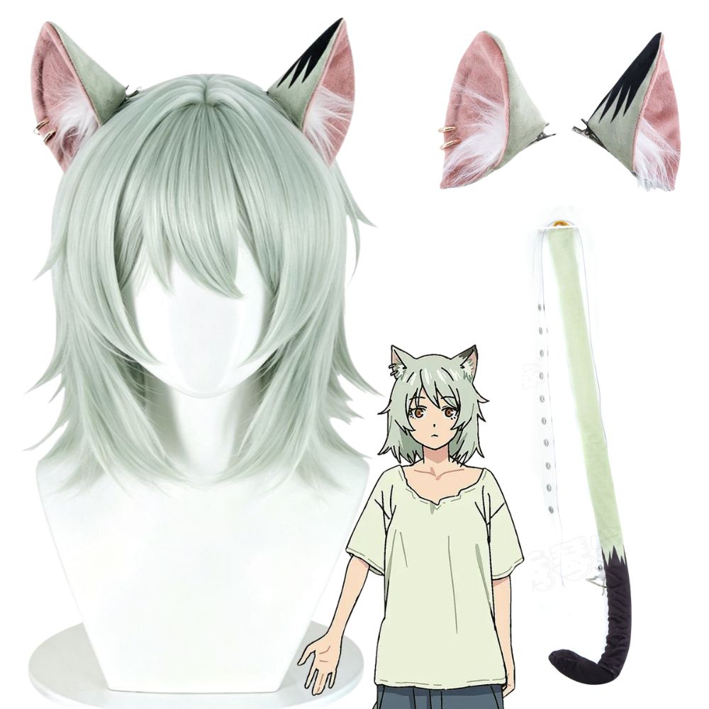 Tech Accessories For Men - Parrucca Cosplay Chainsmoker Cat Yaniko Satou,