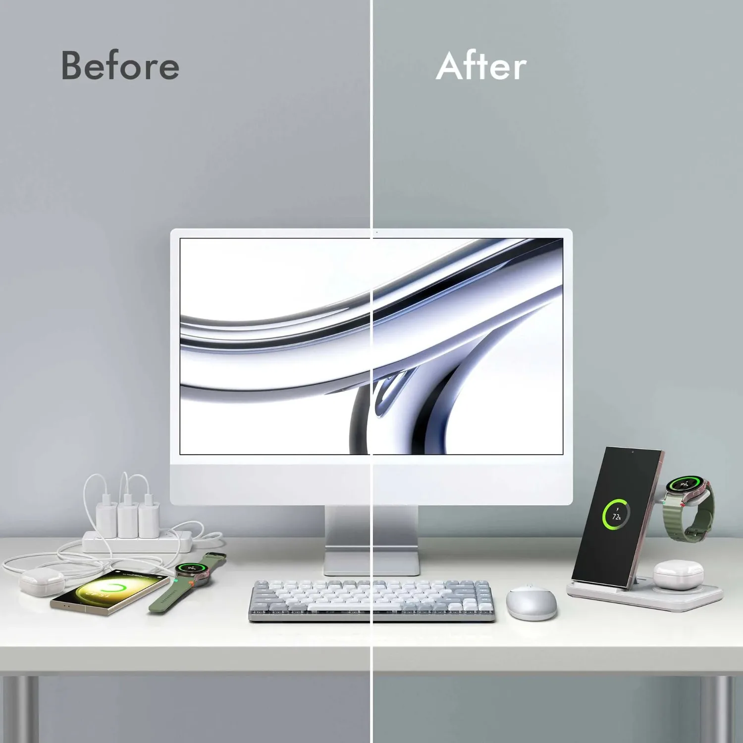 Stazione di ricarica wireless  - Wireless Charger 3 In 1 recensione e prezzo