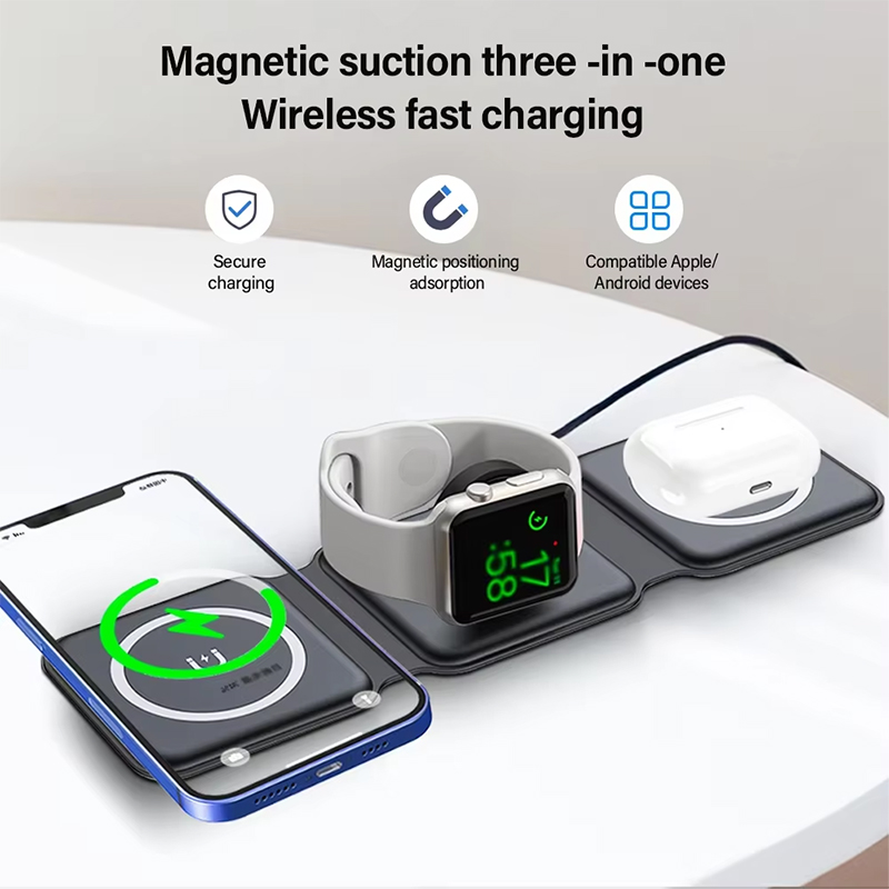 Stazione di Ricarica Magnetica - Wireless Charger 3 In 1 recensione e prezzo