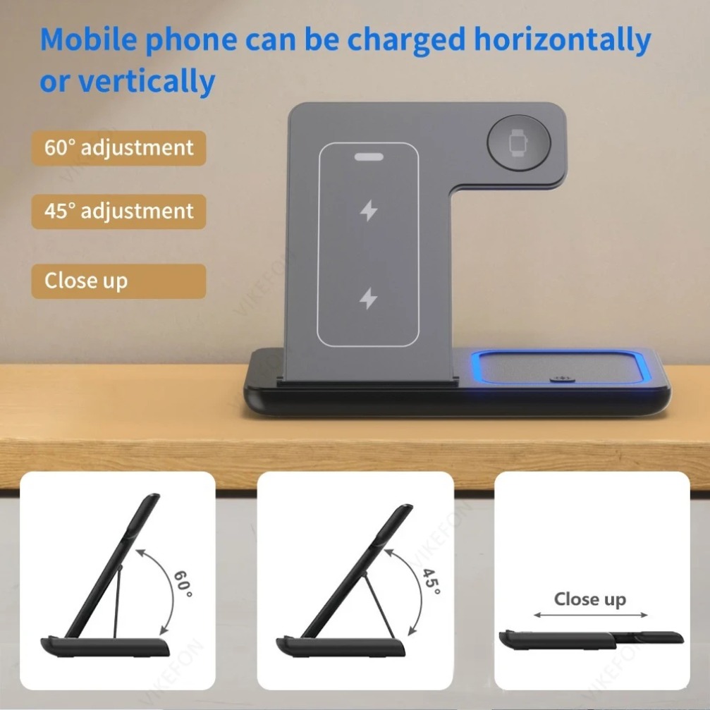 Stazione di ricarica wireless  - Wireless Charger 3 In 1 recensione e prezzo