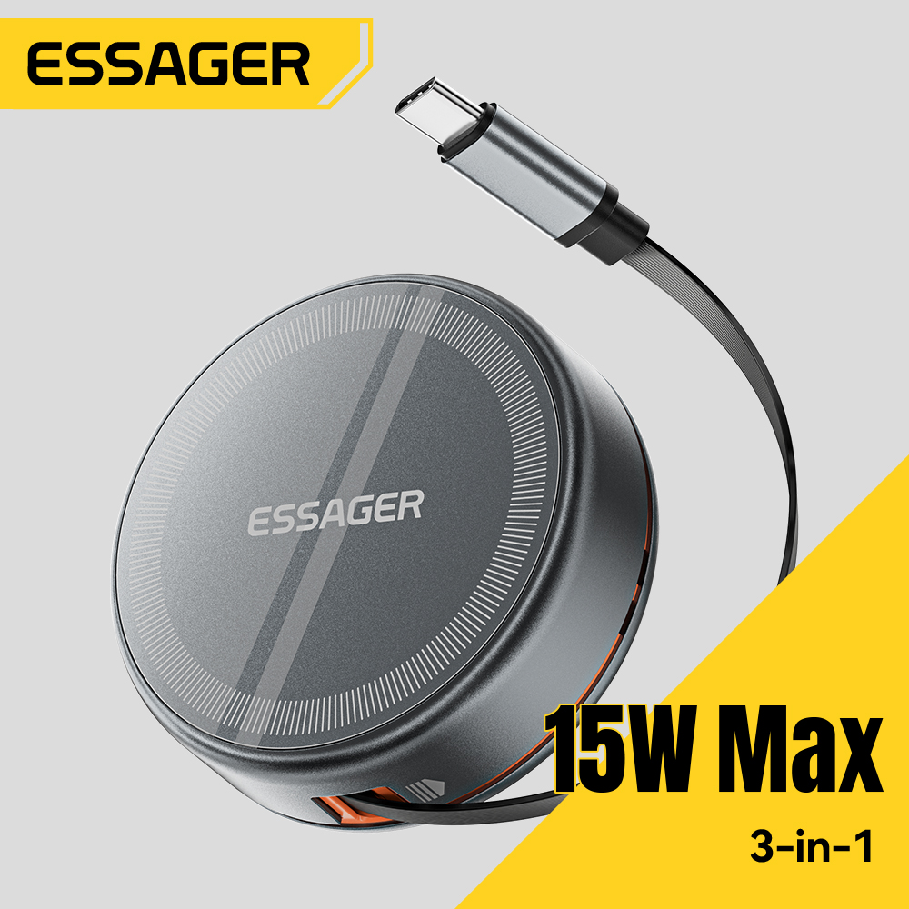 Essager 15W 3 in 1 caricabatte - Wireless Charger 3 In 1 recensione e prezzo