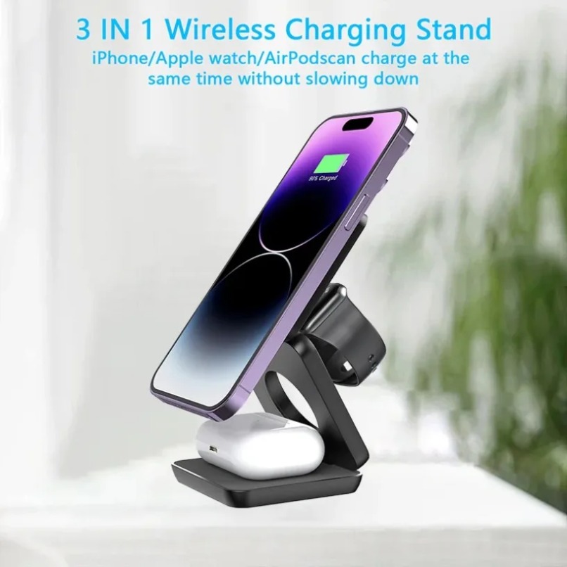 Caricatore Wireless Magnetico  - Wireless Charger 3 In 1 recensione e prezzo